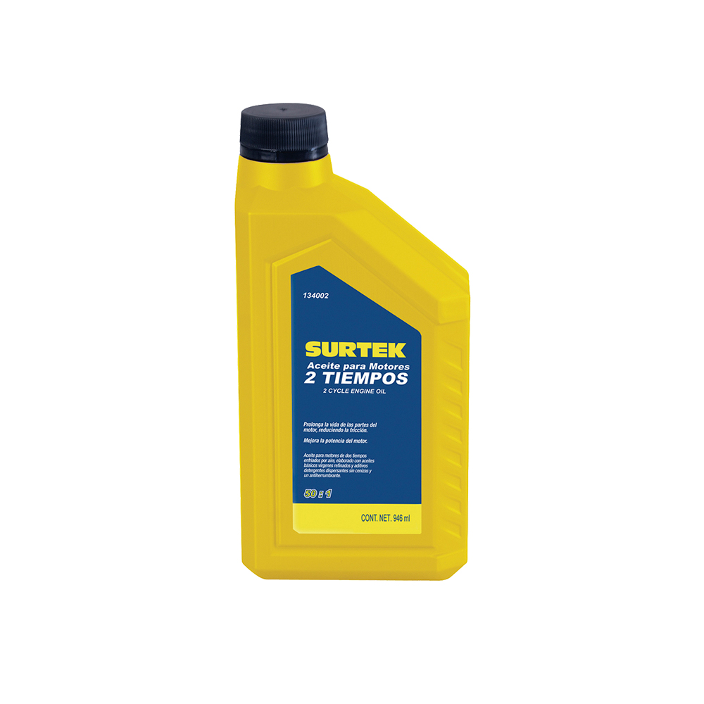 ACEITE PARA MOTORES SURTEK 134002 2 TIEMPOS 946 MILILITROS