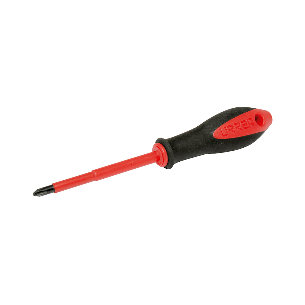 DESTORNILLADOR URREA 9702B BIMATERIAL PHILLIPS NÚMERO 2 X 3-15/16'' PARA 1000 VOLTS