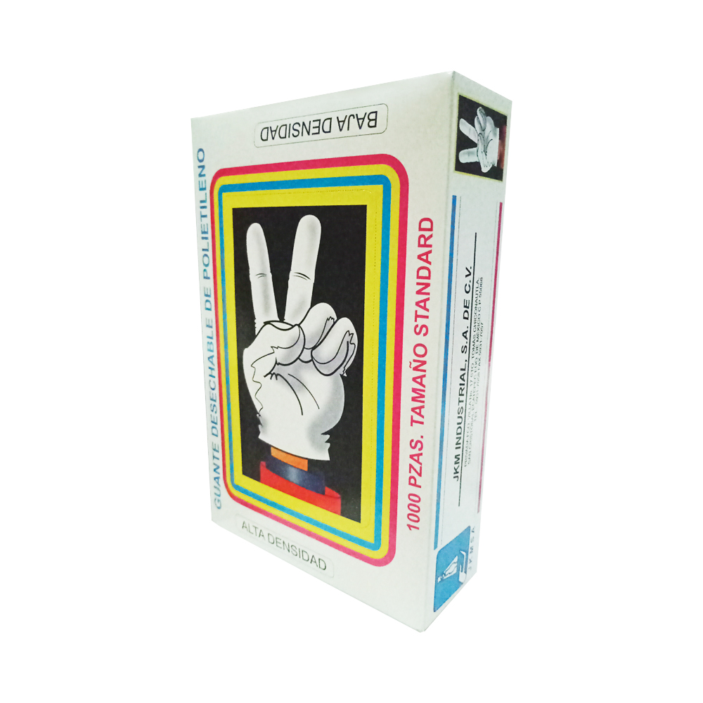 GUANTE DE POLIPAPEL ALYGER GP-8011-M DESECHABLE DE POLIETILENO CAJA CON 1000 PIEZAS UNITALLA - Image 3
