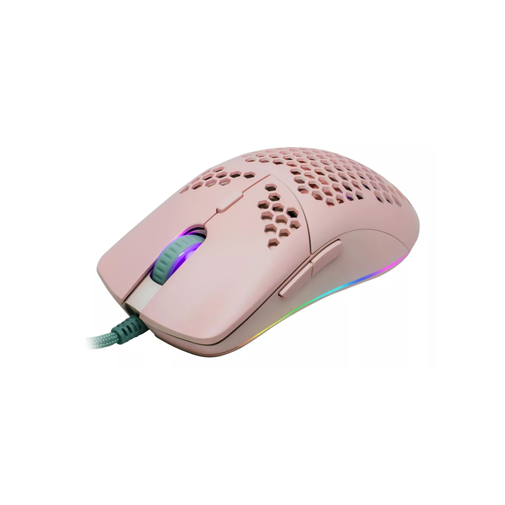 MOUSE GAME FACTOR VORAGO MOG601-PK ALAMBRICO ROSA - Image 2