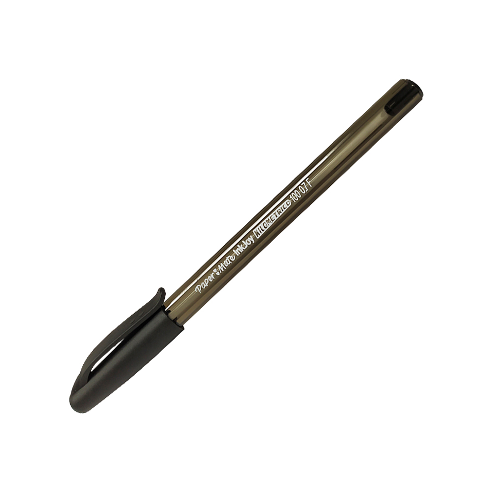 BOLIGRAFO PAPER MATE KILOMETRICO INKJOY 1903810 NEGRO PUNTA FINA 0.7 MILIMETROS - Image 2
