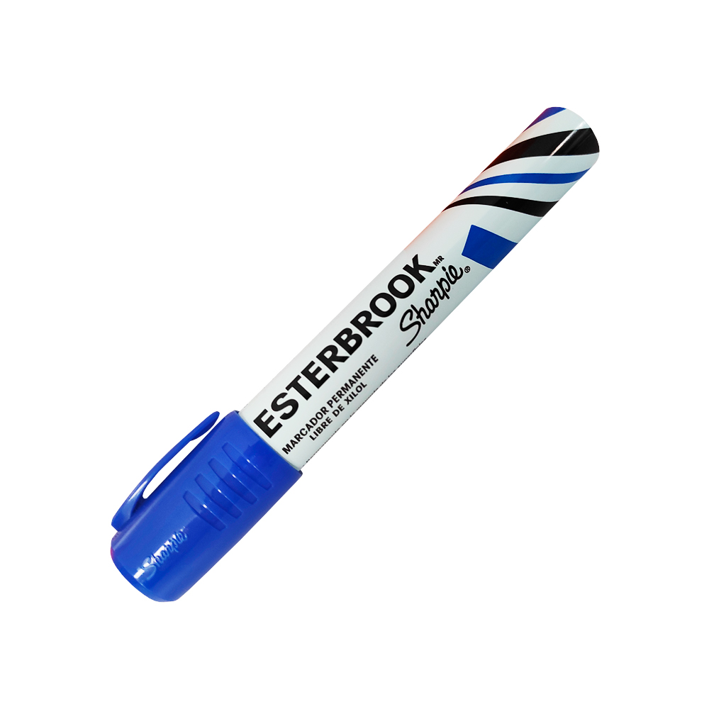 MARCADOR PERMANENTE SHARPIE ESTERBROOK M12500119024 AZUL PUNTA CINCEL