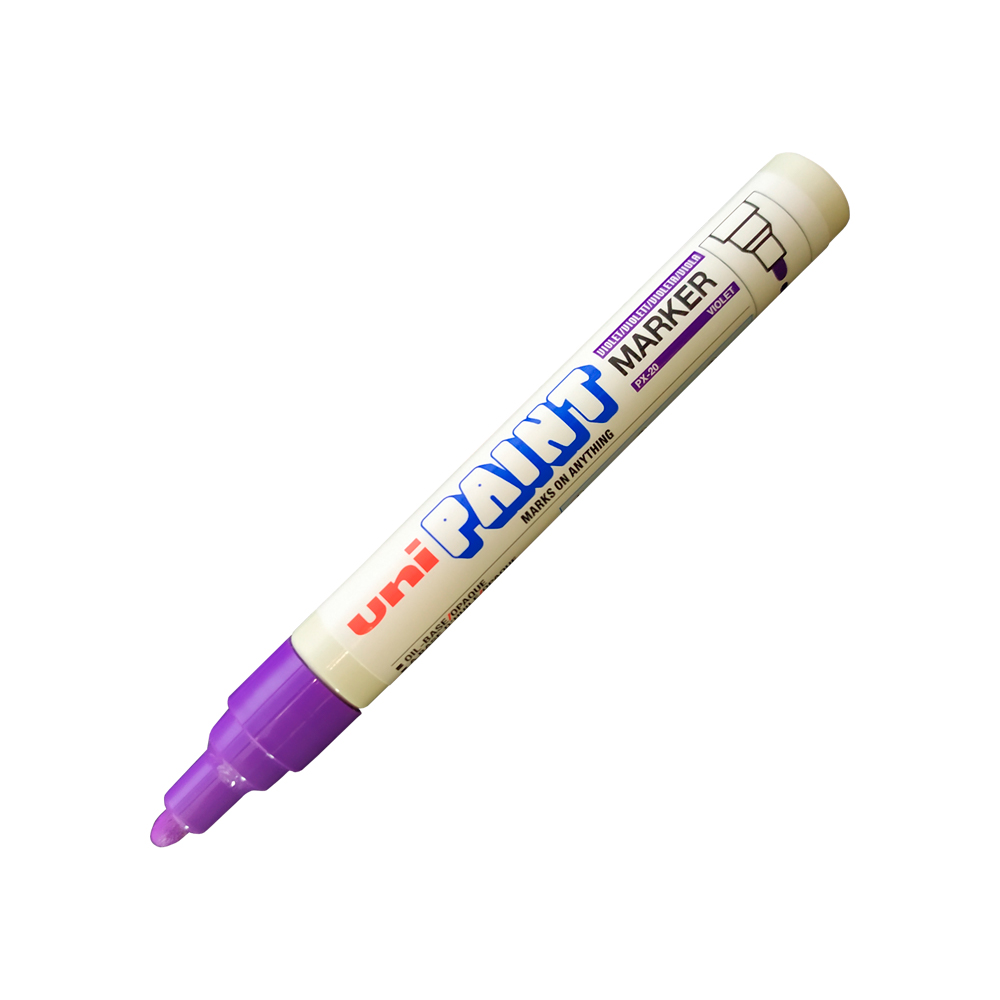 MARCADOR DE PINTURA UNI PAINT PX20 MORADO DE 2.2 A 2.8 MILIMETROS PUNTA POROSA - Image 2