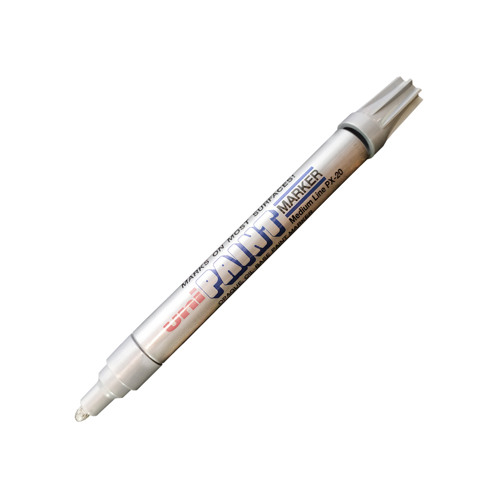 MARCADOR DE PINTURA UNI PAINT PX20 PLATA DE 2.2 A 2.8 MILIMETROS PUNTA POROSA - Image 3