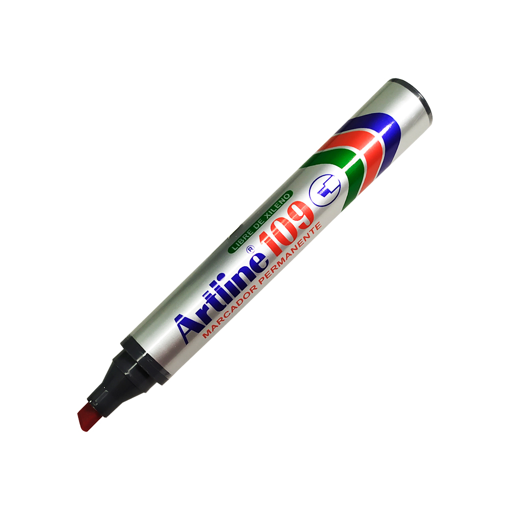 MARCADOR PERMANENTE ARTLINE EK-109R ROJO 5 MILIMETROS PUNTA CINCEL - Image 2