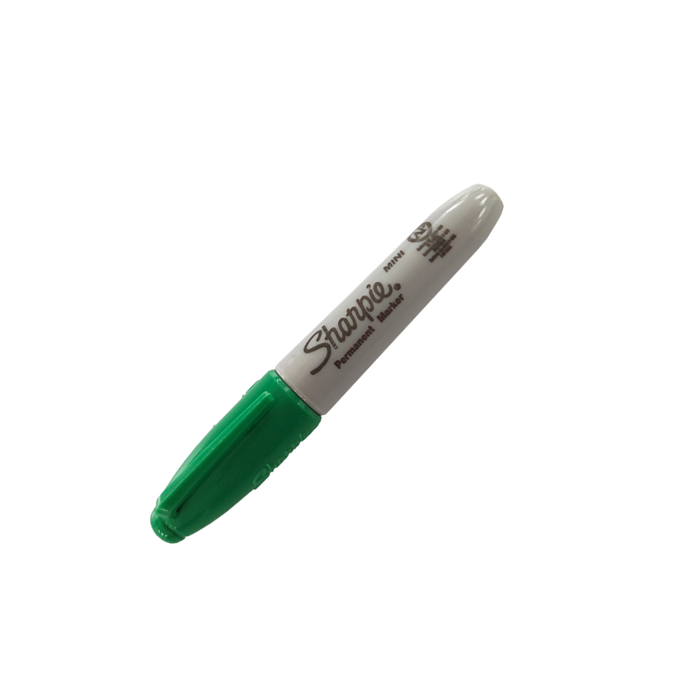 MARCADOR PERMANENTE SHARPIE MINI VERDE PUNTO FINO
