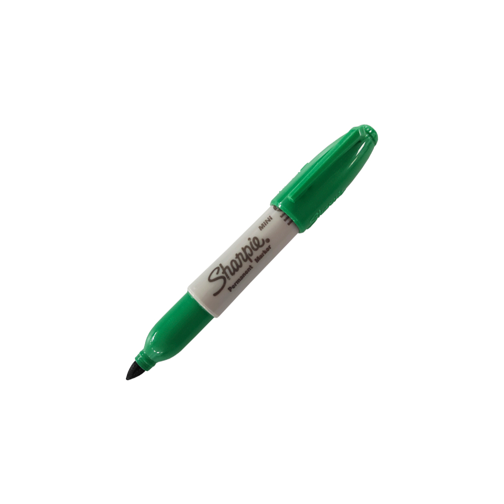 MARCADOR PERMANENTE SHARPIE MINI VERDE PUNTO FINO - Image 3