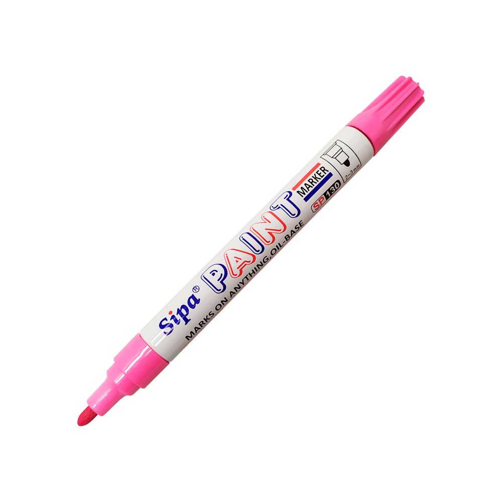 MARCADOR DE PINTURA SIPA PAINT SP130 ROSA PUNTA POROSA TIPO BALA DE 3 MILIMETROS - Image 3