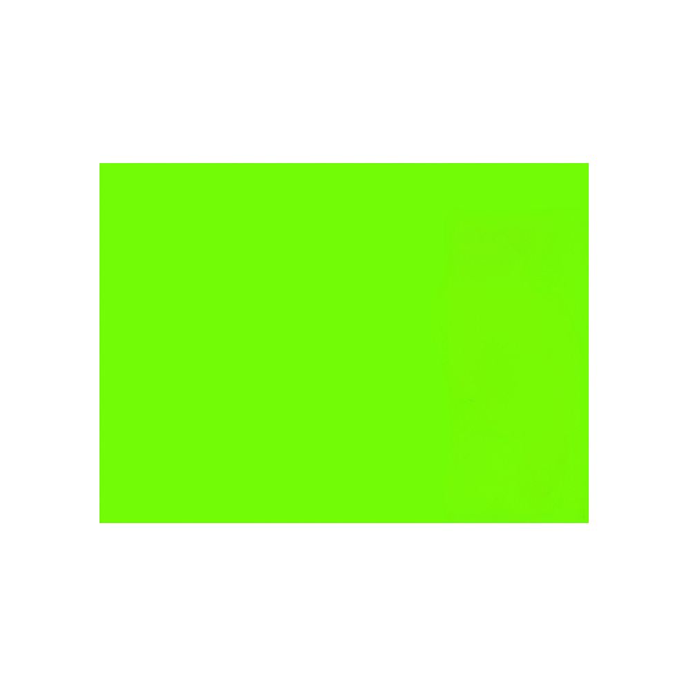 PLIEGO DE CARTULINA FLUORESCENTE DIEM VERDE ELECTRICO PAQUETE 100 PIEZAS 48 CM X 65 CM 190 G