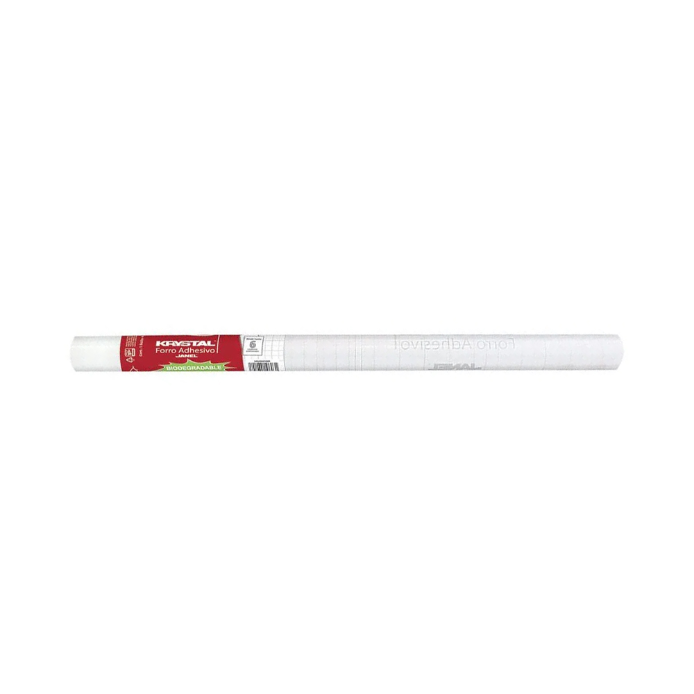 FORRO ADHESIVO JANEL KRISTA 105L M ROLLO TRANSPARENTE 45 CENTIMETROS X 2 METROS