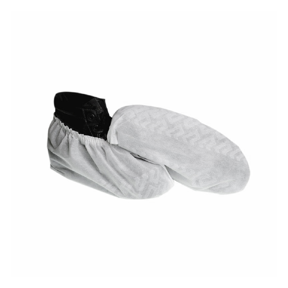 CUBRE ZAPATO DE POLIPROPILENO DESECHABLE ALYGER LCZ-7077-16-B ANTIDERRAPANTE PAQUETE CON 100 PIEZAS BLANCO
