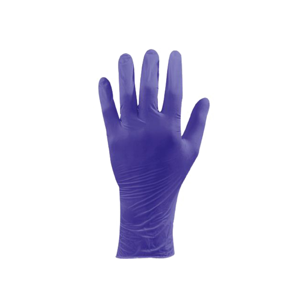 GUANTE DE NITRILO ALYGER GDN-8055-S TALLA S AZUL 3.5 MIL ESPESOR/9'' LARGO CAJA CON 100 PZ
