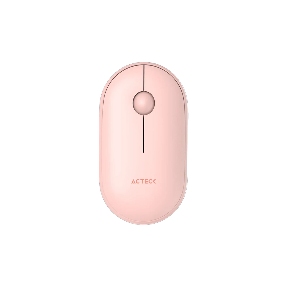 MOUSE INALÁMBRICO ACTECK AC-934107 ROSA PASTEL 2.4 GHZ