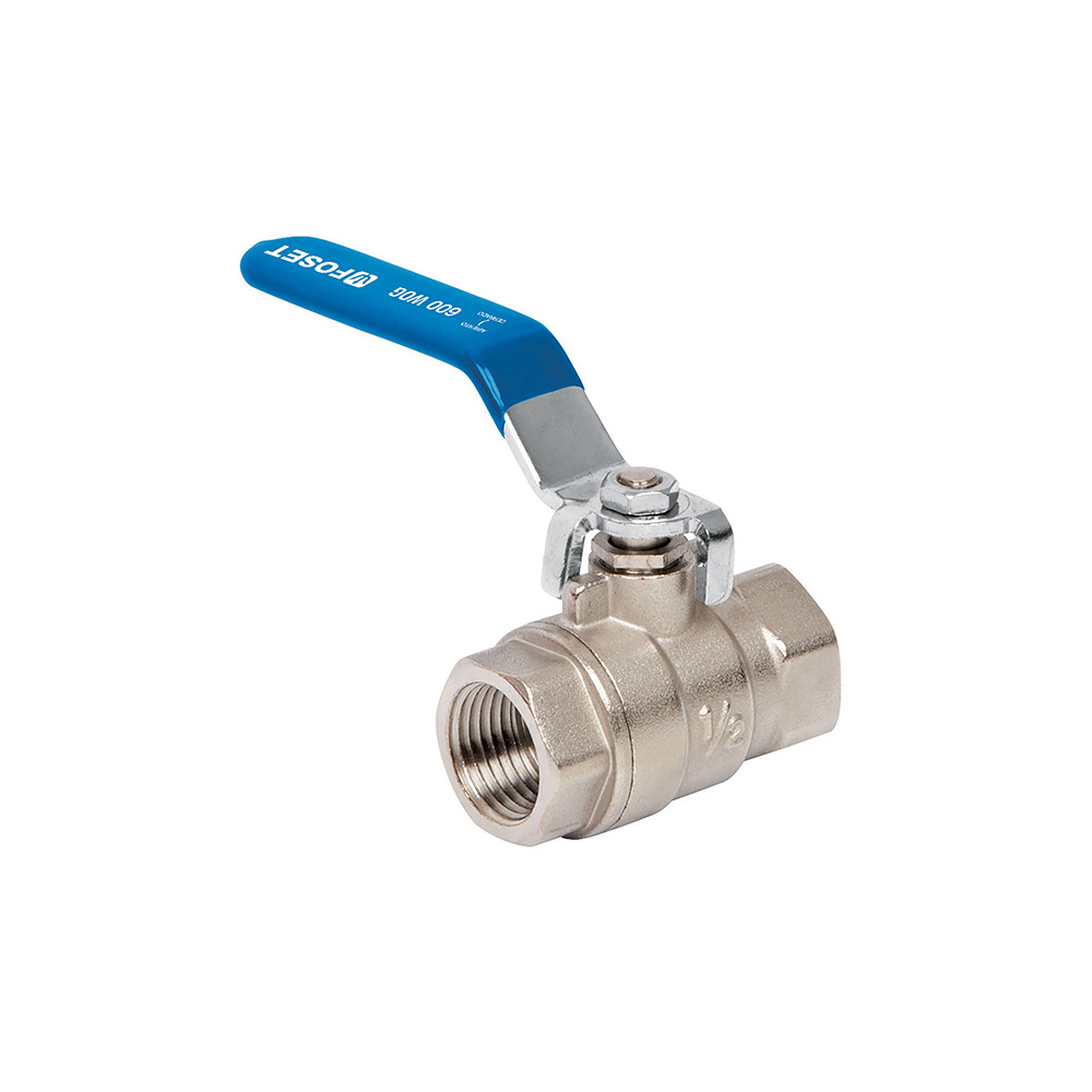 VÁLVULA DE ESFERA TRUPER FOSET ESRO-1/2X DE LATÓN ROSCABLE 1/2 PULGADA ALTA PRESION