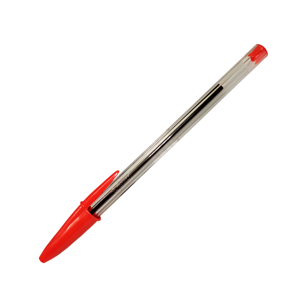 BOLIGRAFO BIC CRISTAL DURA MAS ROJO PUNTA MEDIA 1.0 MILIMETRO - Image 2