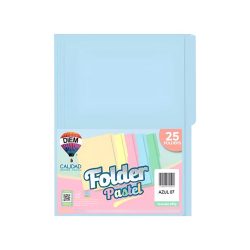 FOLDER TAMAÑO CARTA DIEM PASTEL AZUL 07 PAQUETE CON 25 PIEZAS