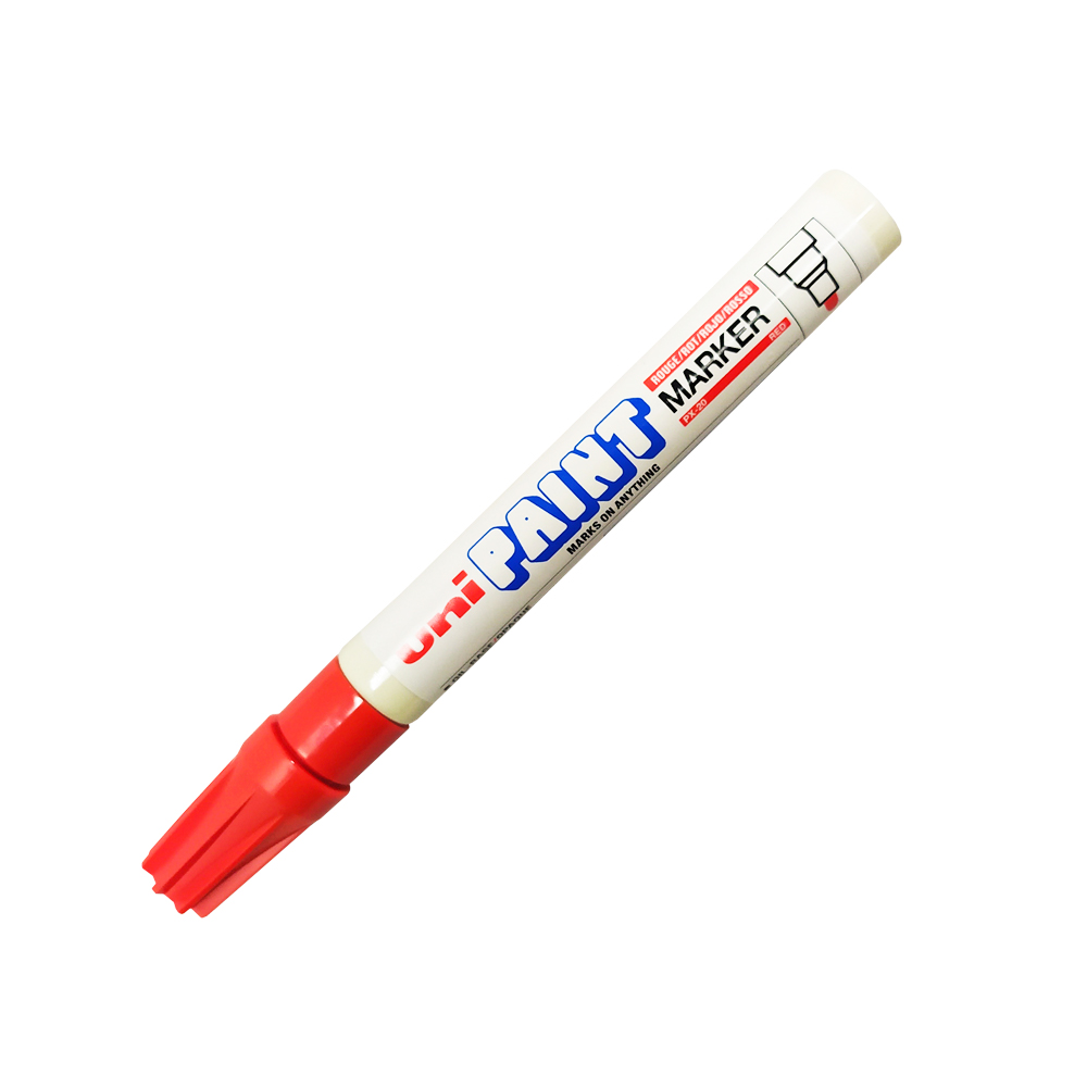 MARCADOR DE PINTURA UNI PAINT PX20 ROJO DE 2.2 A 2.8 MILIMETROS PUNTA POROSA