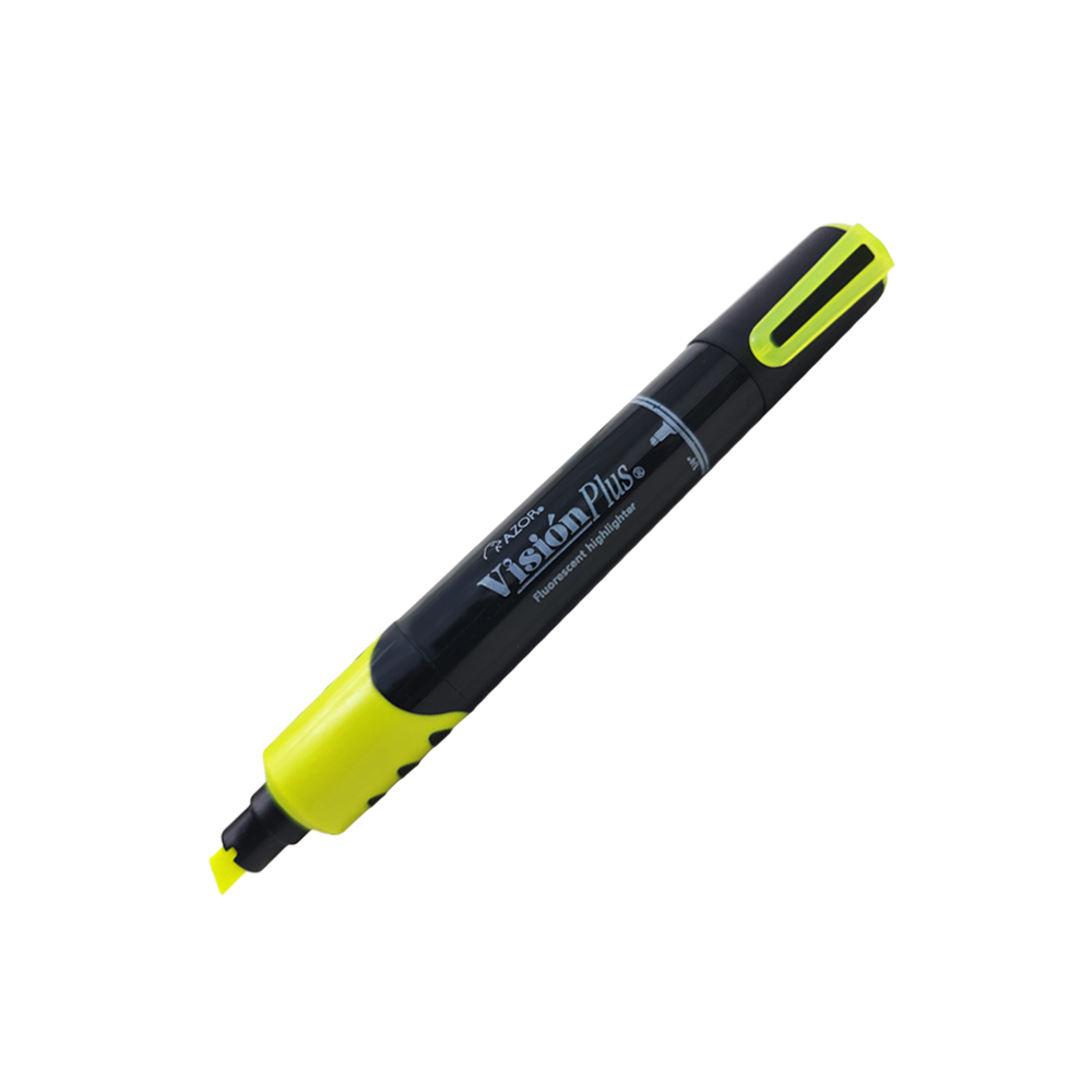 MARCADOR DE TEXTO AZOR VISION PLUS 2600AM AMARILLO PUNTA CINCEL - Image 3