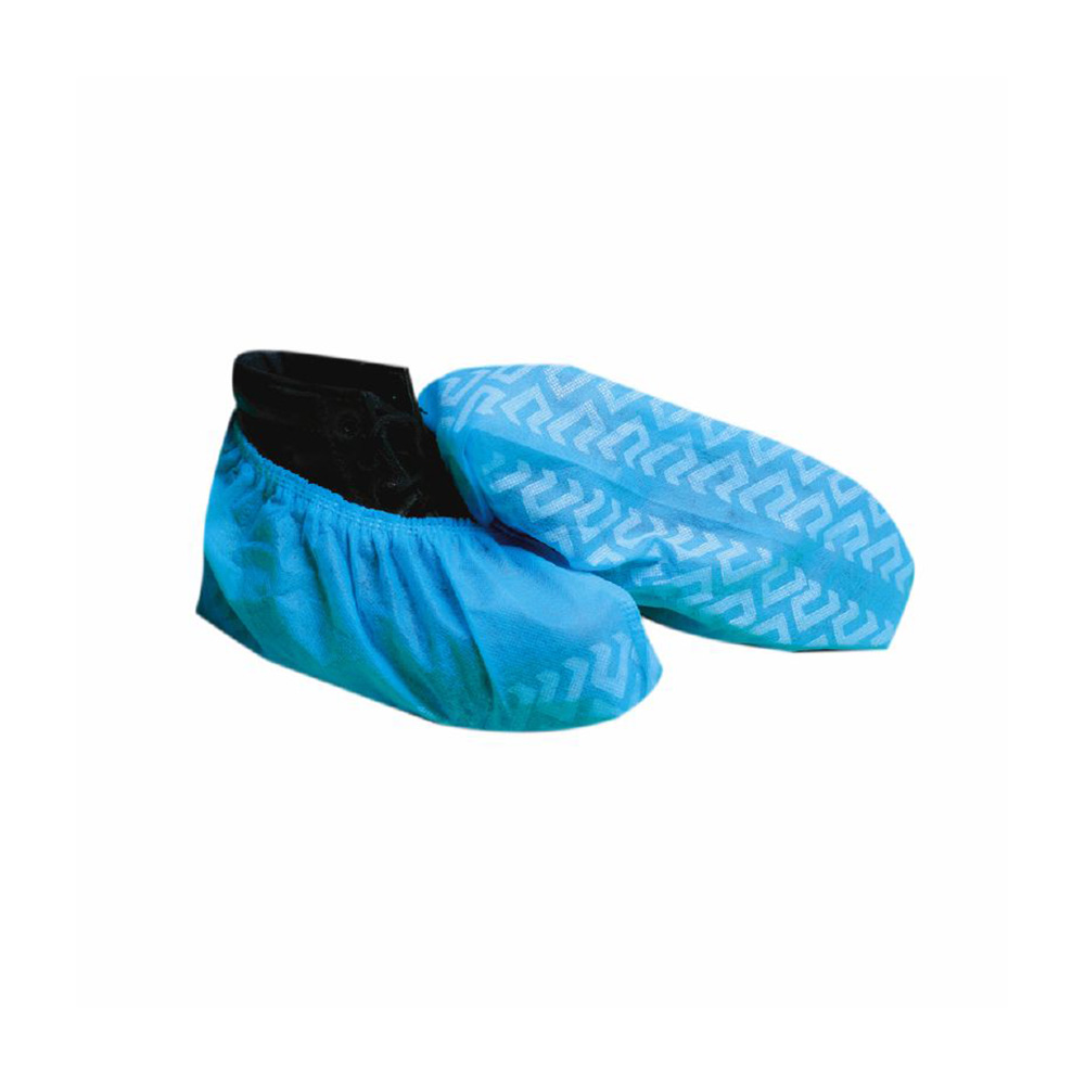 CUBRE ZAPATO DE POLIPROPILENO DESECHABLE ALYGER LCZ-7077-16-A ANTIDERRAPANTE AZUL PAQUETE 100 PEZAS
