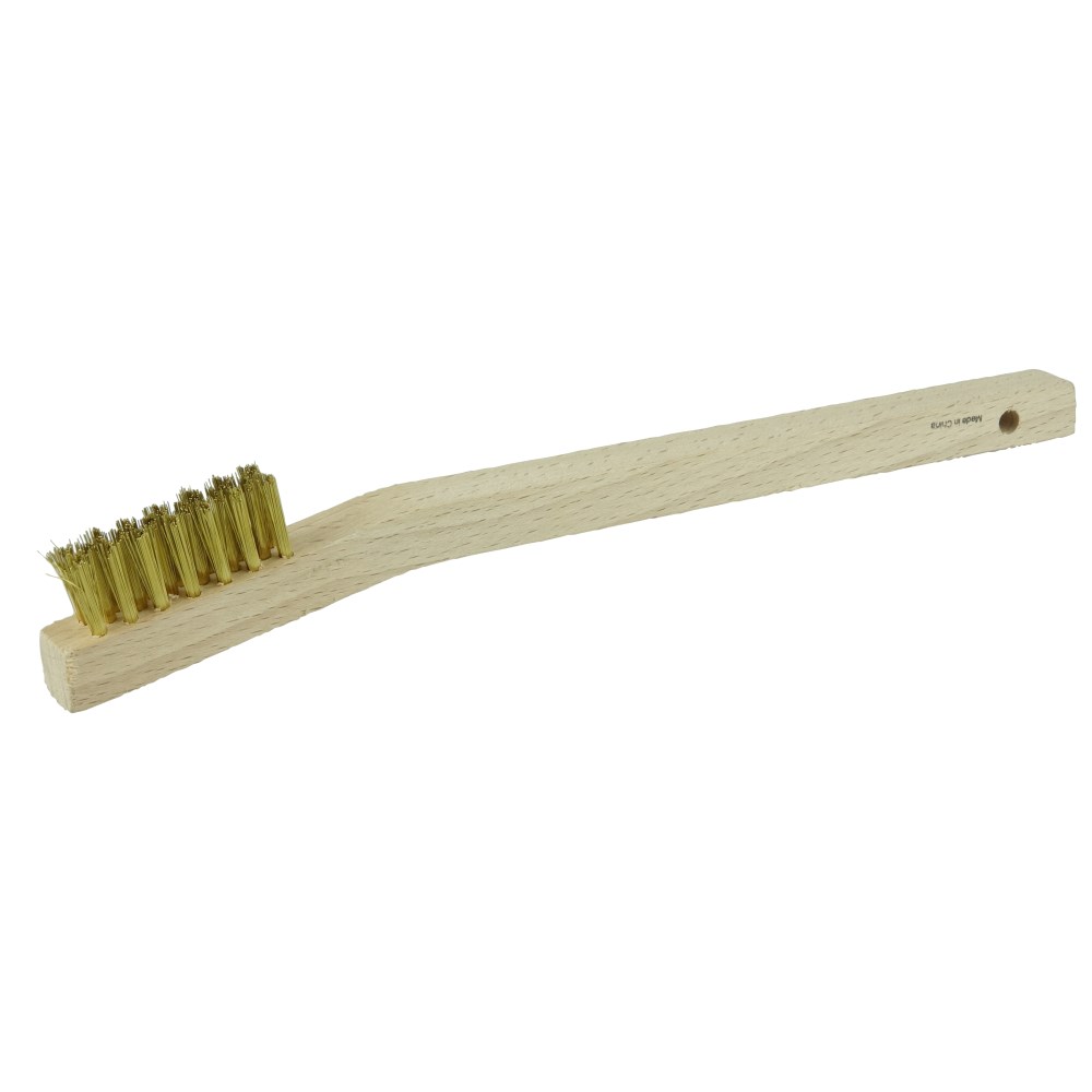 CEPILLO MANUAL DE ALAMBRE WEILER VORTEC PRO 44810 PEQUEÑO MANGO DE MADERA 3 X 7 FILAS 7-1/2''X1/2''