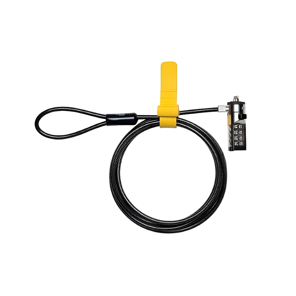 CANDADO DE COMBINACION KENSINGTON K67819WW NEGRO/AMARILLO PARA LAPTOP