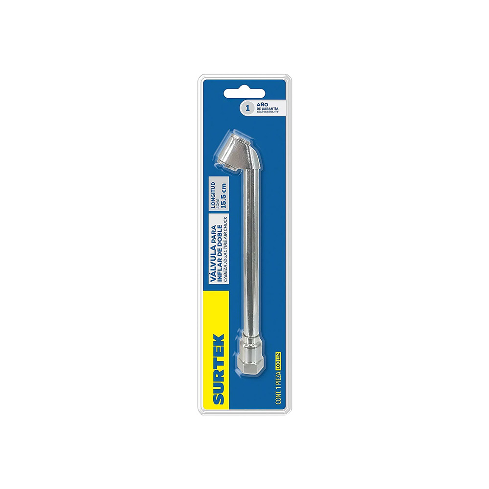 DOBLE CABEZA PARA INFLAR 1/4'' NPT SURTEK 108112