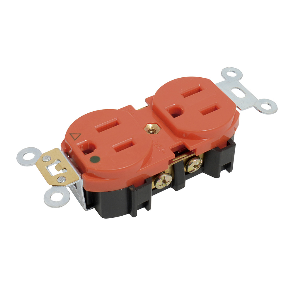 CONTACTO DUPLEX SURTEK 136415 ATERRIZADO AISLADO 15 AMPERES 127 VOLTS