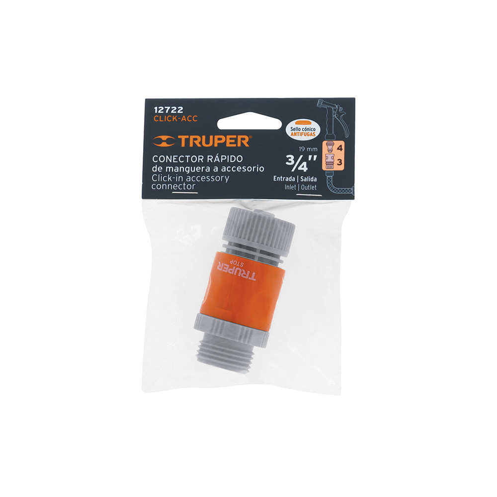 CONECTOR RAPIDO ABS SISTEMA CLICK TRUPER CLICK-ACC
