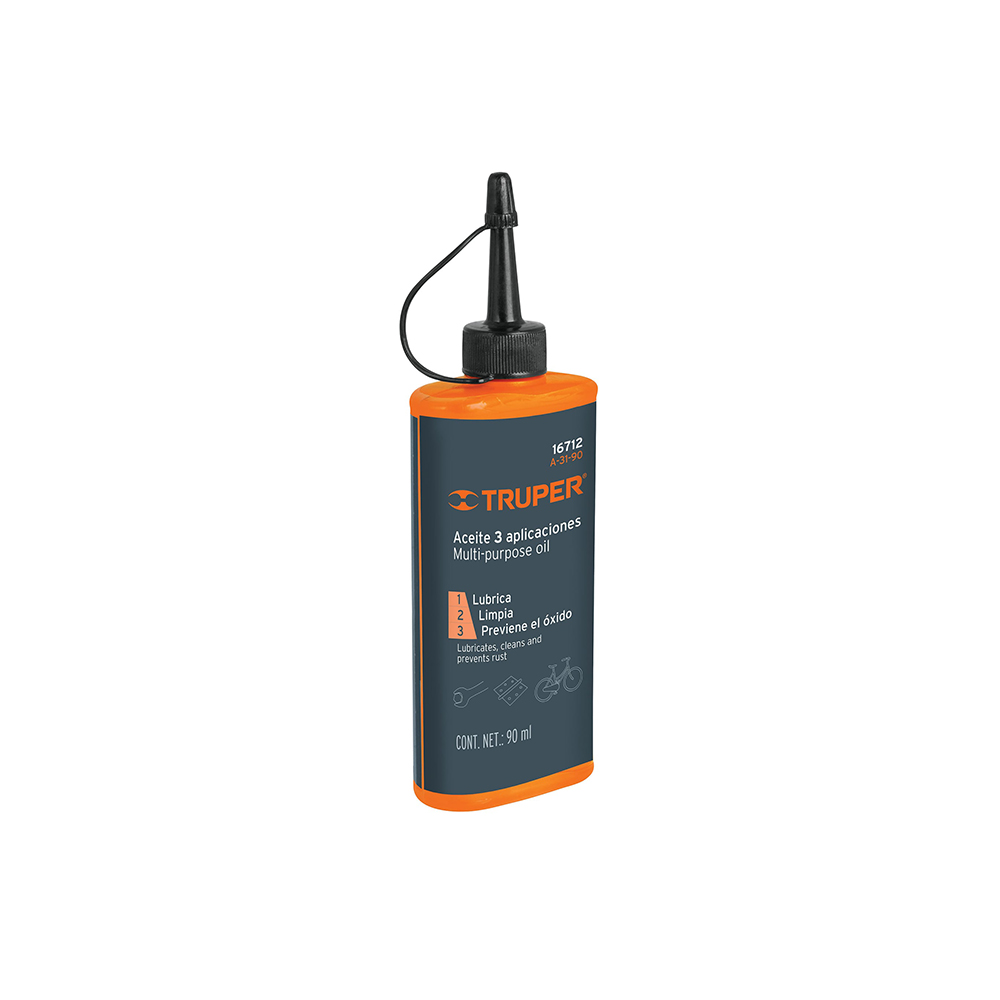 ACEITE MULTIUSOS TRUPER A-31-90 DE 90 MILILITROS