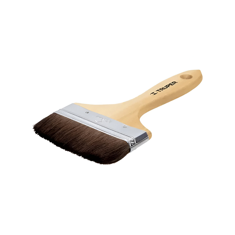 BROCHA PELO DE CAMELLO TRUPER BRT-4C DE 4 PULGADAS CON MANGO DE MADERA - Image 3