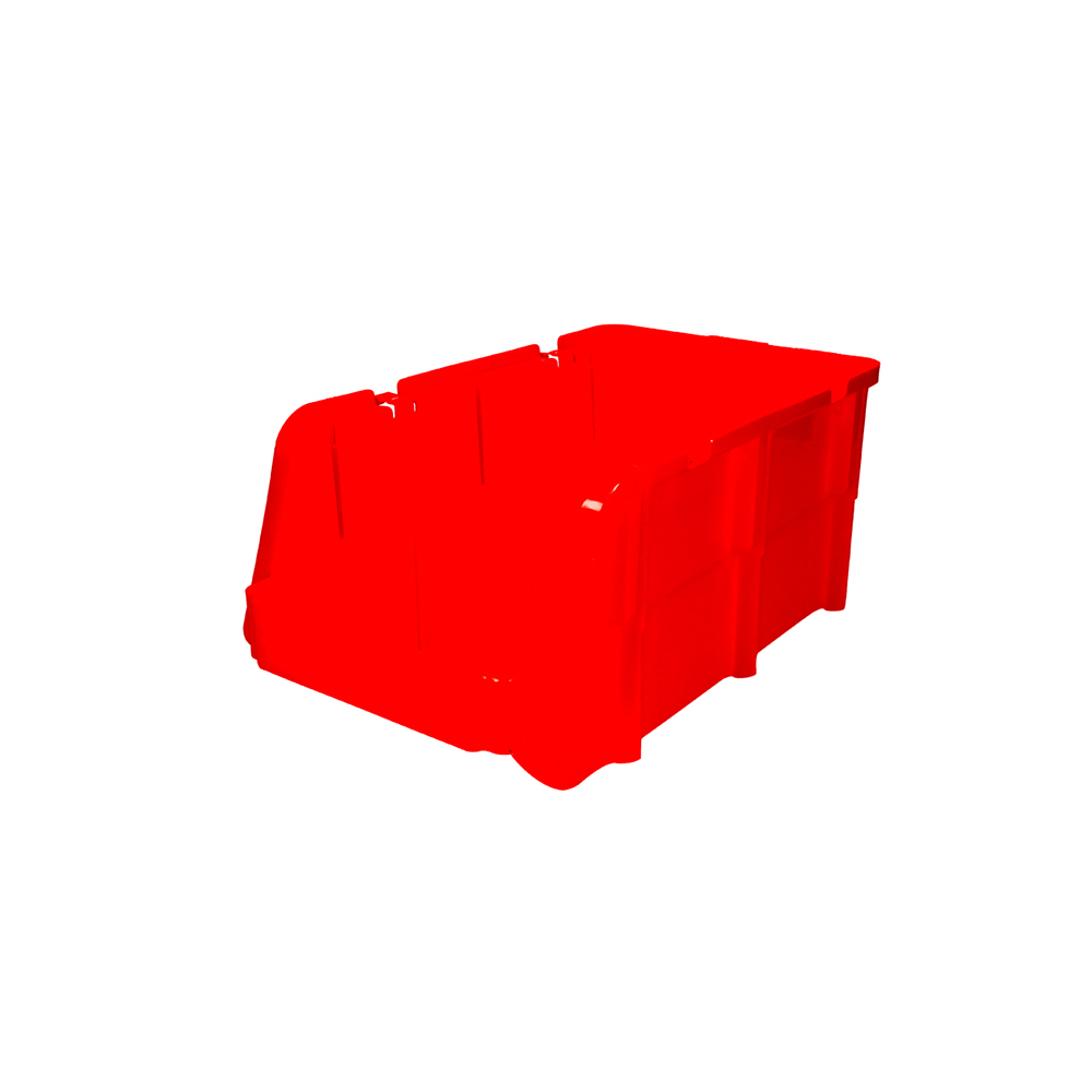 GAVETA PLASTICA SURTEK GAVR3 ROJO PICO DE PATO 14'' X 8'' X 7''