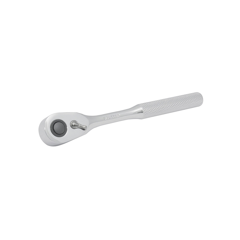 MATRACA REVERSIBLE PARA DADO URREA 5249 CROMADA CUADRO DE 3/8''