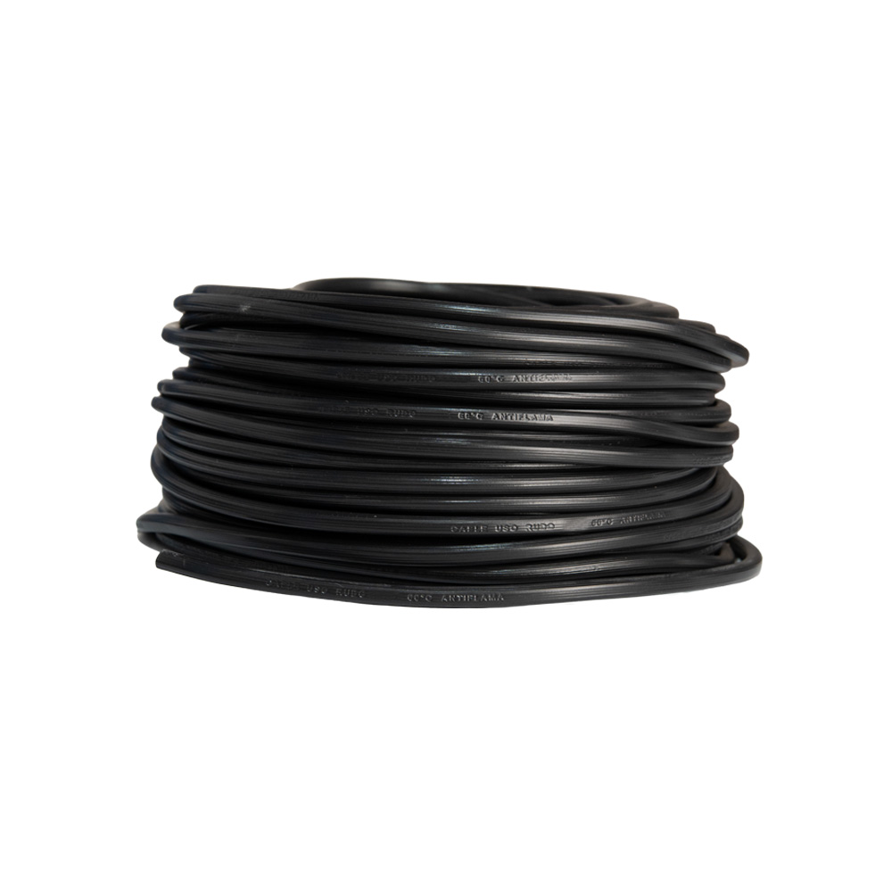 EXTENSION ELECTRICA CCA DE USO RUDO KONECT 2X#12 3 METROS NEGRO
