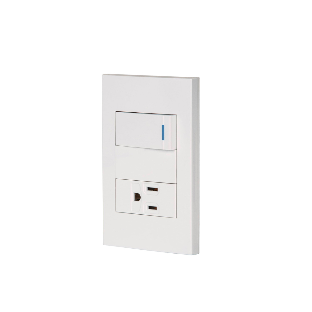 PLACA SURTEK P431B 1 SWITCH 1 CONT 1/3 BCO