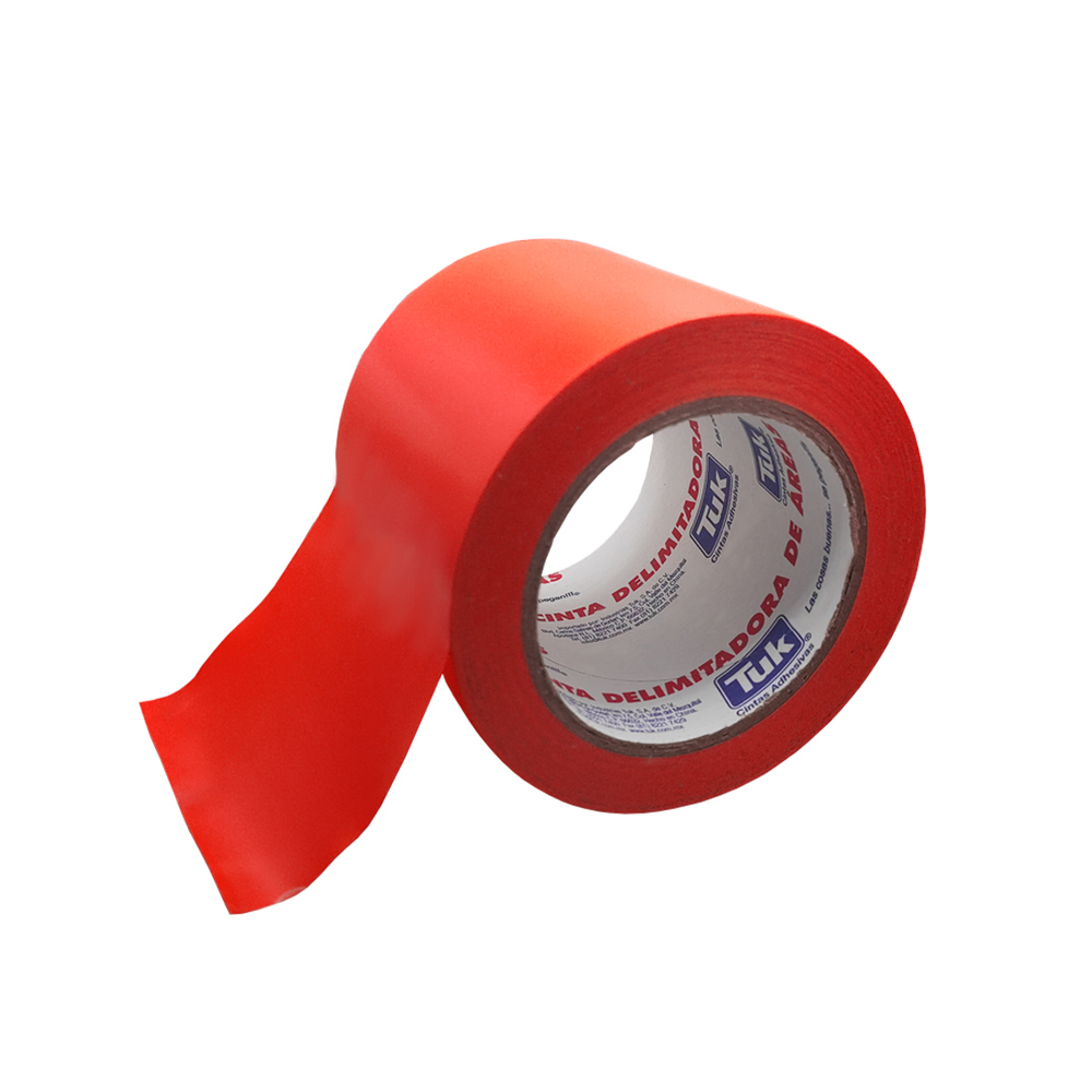 CINTA ADHESIVA DELIMITADORA TUK 340 ROJO 76 MILIMETROS X 33 METROS - Image 3