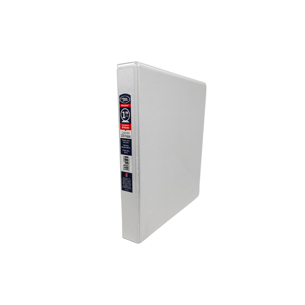CARPETA DE VINIL ACCO WILSON JONES 7147 BLANCA 1'' ARGOLLA ''O'' PANORAMICA