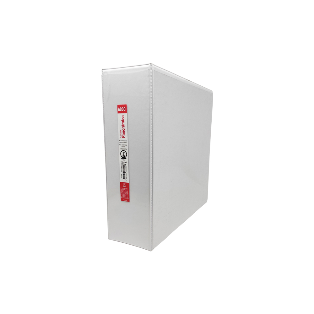CARPETA DE VINIL ACCO P7209 BLANCA 3'' ARGOLLA O PANORAMICA