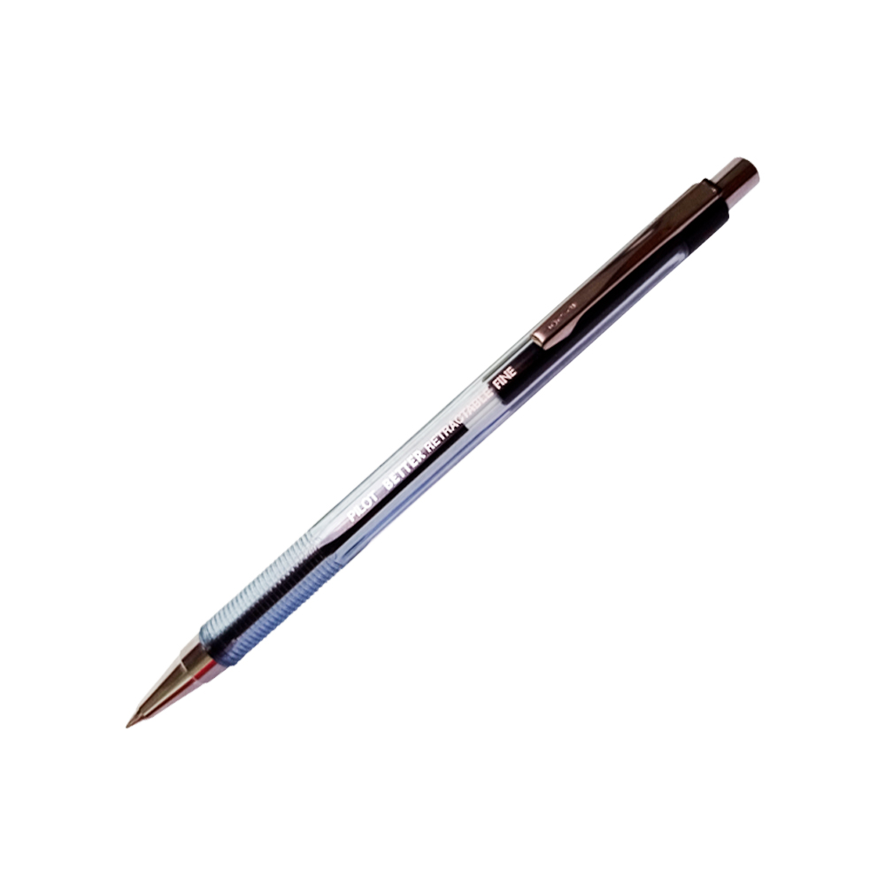 BOLIGRAFO RETRACTIL PILOT BETTER NEGRO PUNTA FINA 0.7 MILIMETROS