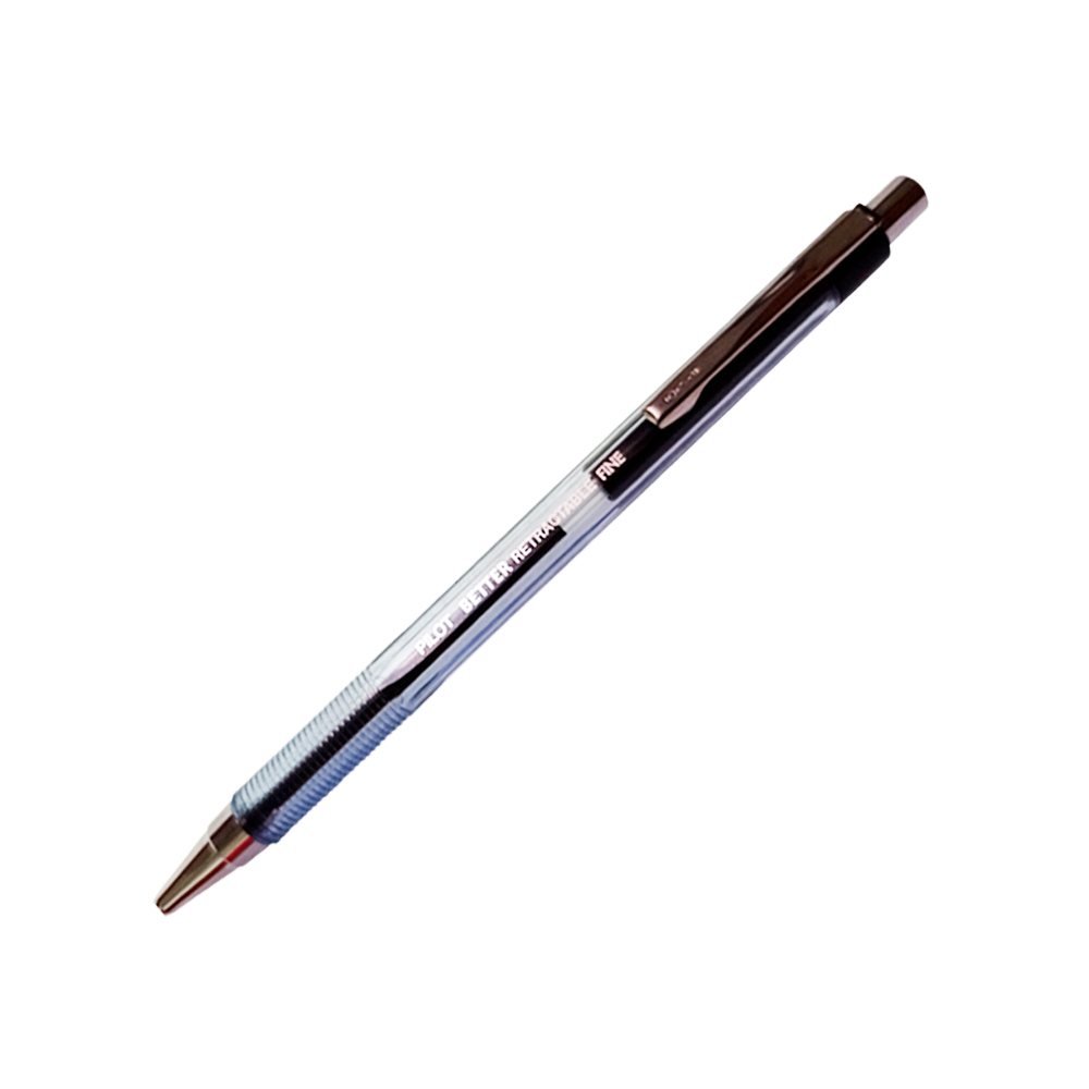 BOLIGRAFO RETRACTIL PILOT BETTER NEGRO PUNTA FINA 0.7 MILIMETROS - Image 2