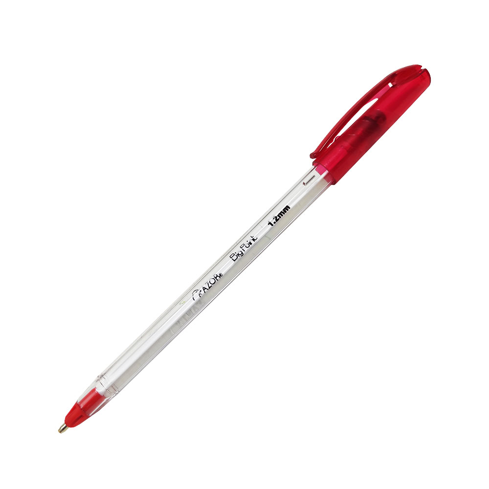 BOLIGRAFO AZOR BIGPOINT 6880RO ROJO PUNTA DE BOLA 1.2 MILIMETROS
