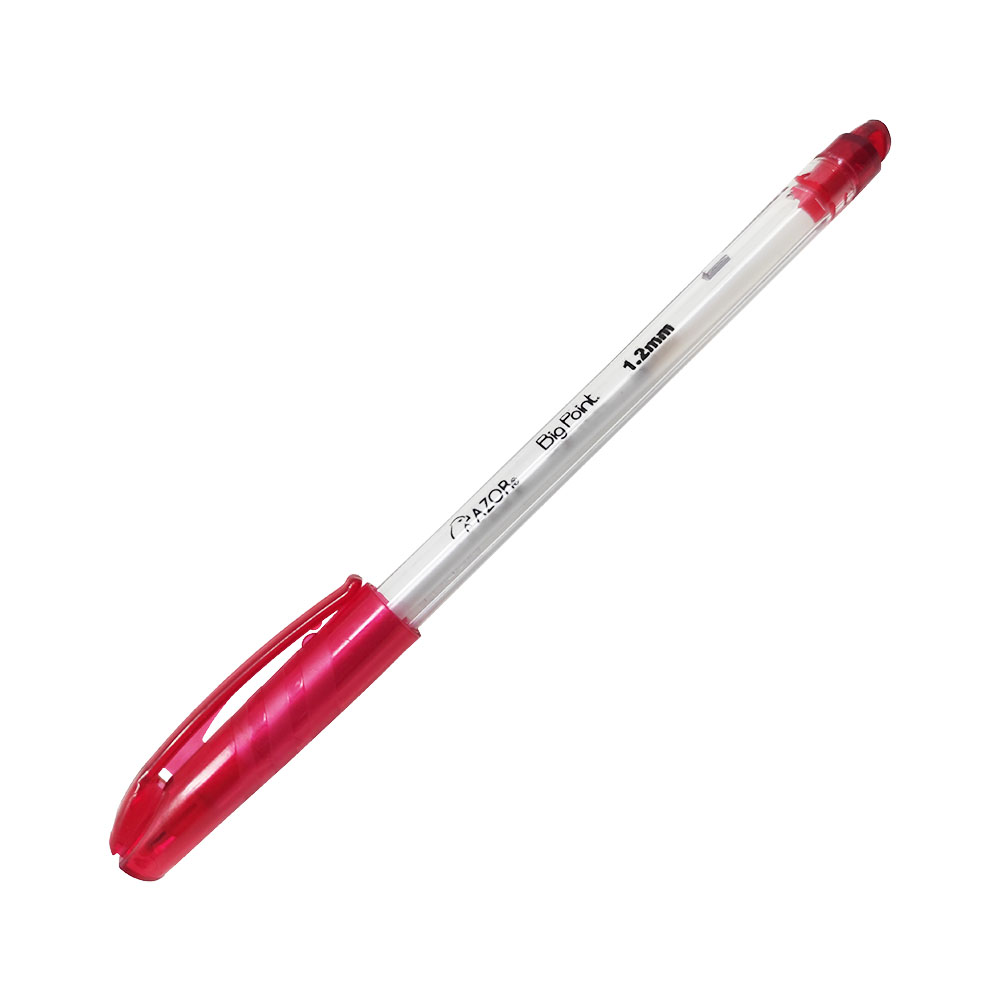 BOLIGRAFO AZOR BIGPOINT 6880RO ROJO PUNTA DE BOLA 1.2 MILIMETROS - Image 2