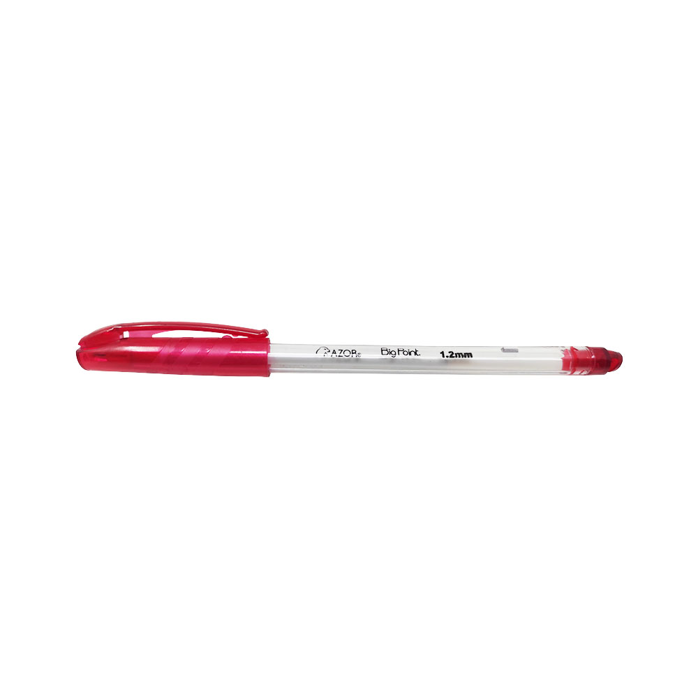 BOLIGRAFO AZOR BIGPOINT 6880RO ROJO PUNTA DE BOLA 1.2 MILIMETROS - Image 3