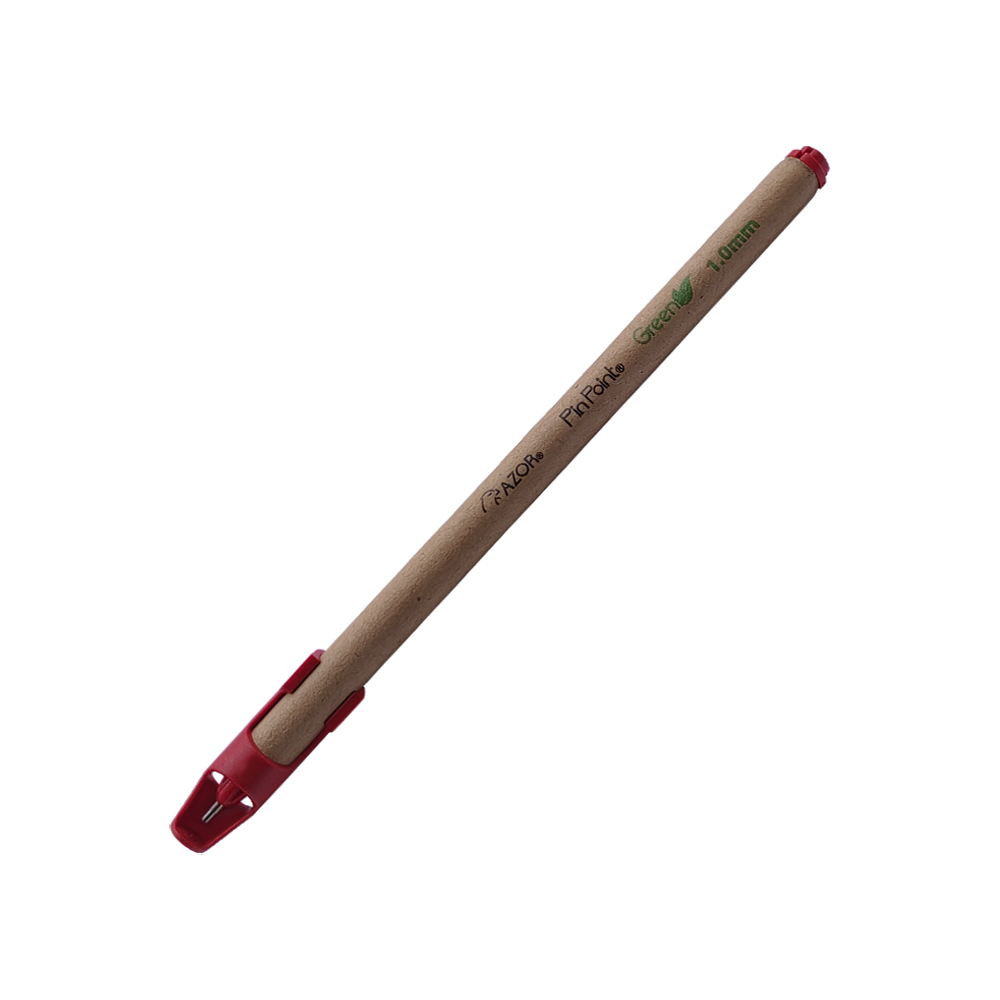 BOLIGRAFO AZOR PIN POINT GREEN 6860RO ROJO MEDIANO PUNTO DE AGUJA 1.0 MILIMETROS - Image 2