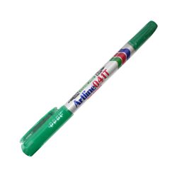 MARCADOR PERMAMNENTE DOBLE PUNTA ARTLINE EK-041TV VERDE 0.4 MM - 1. 0 MM