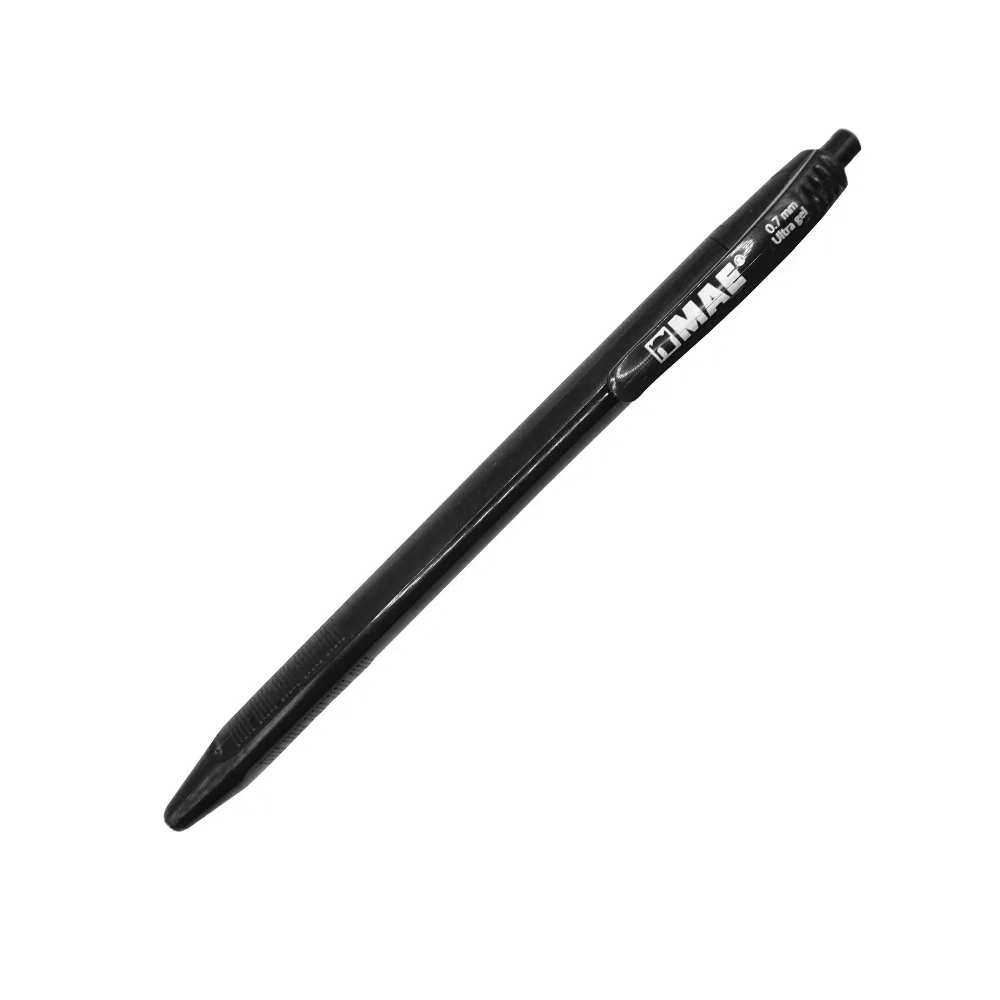 BOLIGRAFO TRIANGULAR RETRACTIL MAE BTRS-N NEGRO PUNTO FINO - Image 2