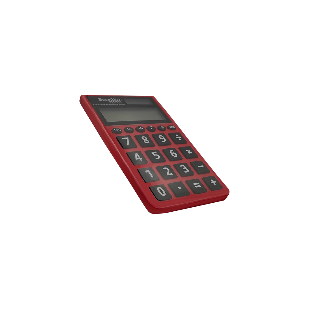 CALCULADORA DE BOLSILLO BARRILITO 8046CBB DE 12 DIGITOS - Image 3