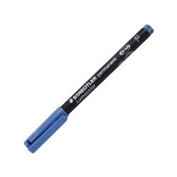 MARCADOR PERMANENTE STAEDTLER LUMOCOLOR AZUL PUNTO FINO