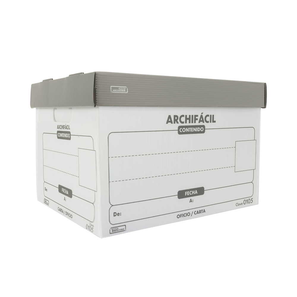 CAJA PARA ARCHIVO MUERTO PRINTAFORM 0108 TAMAÑO CARTA