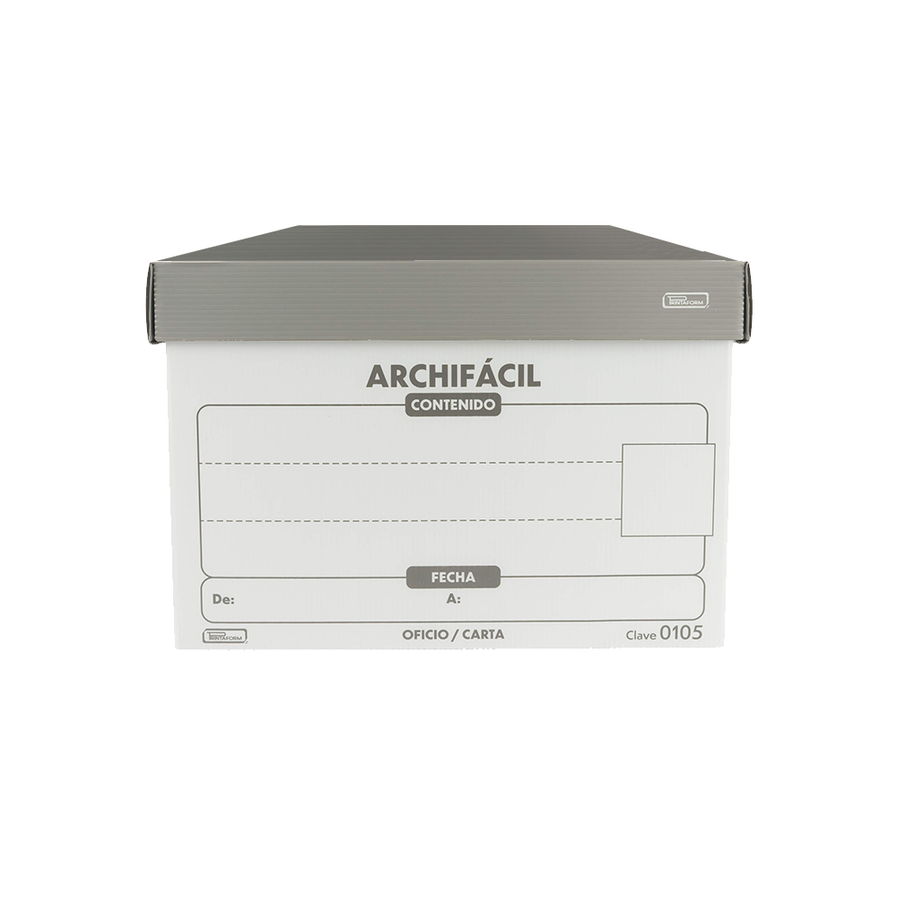 CAJA PARA ARCHIVO MUERTO PRINTAFORM 0108 TAMAÑO CARTA - Image 2