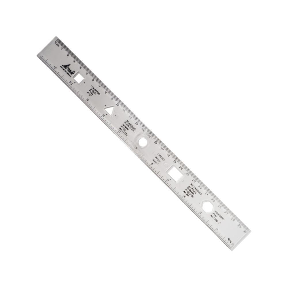 REGLA PLASTICA ARLY 4027 30 CENTIMETROS